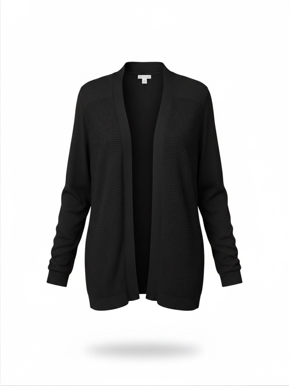 Croft & Barrow Black Open-Front Women's Cardigan Sweater Size 2X